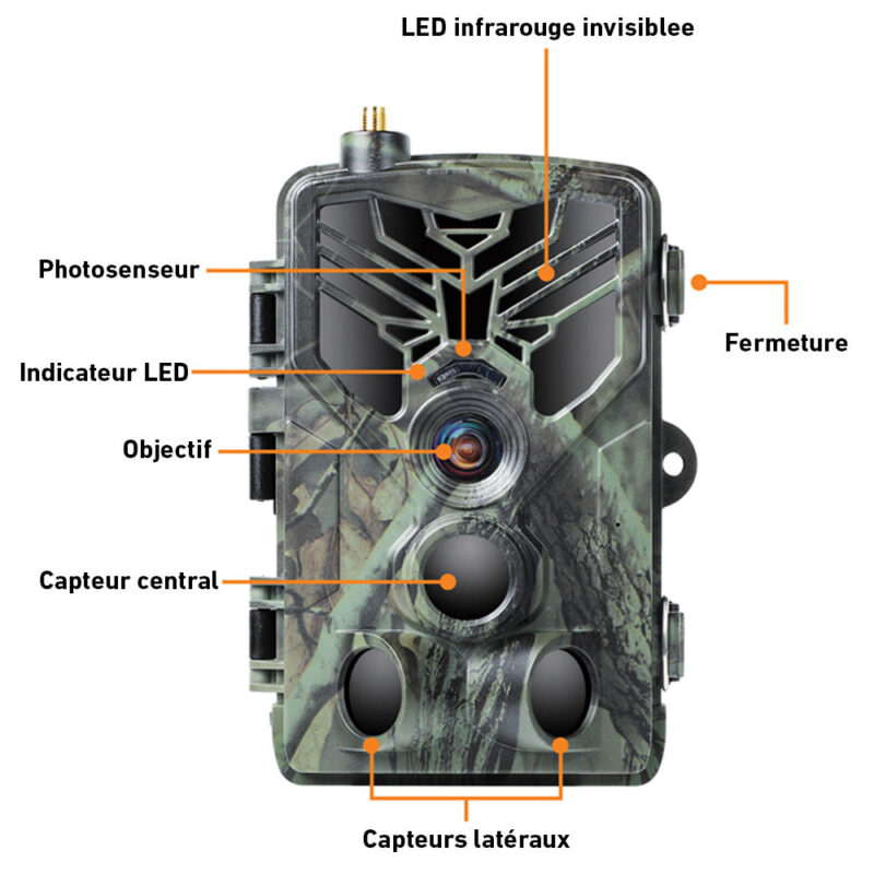 Caméra de Chasse Connectée HD 1080p avec Alerte SMS/MMS – Image 2