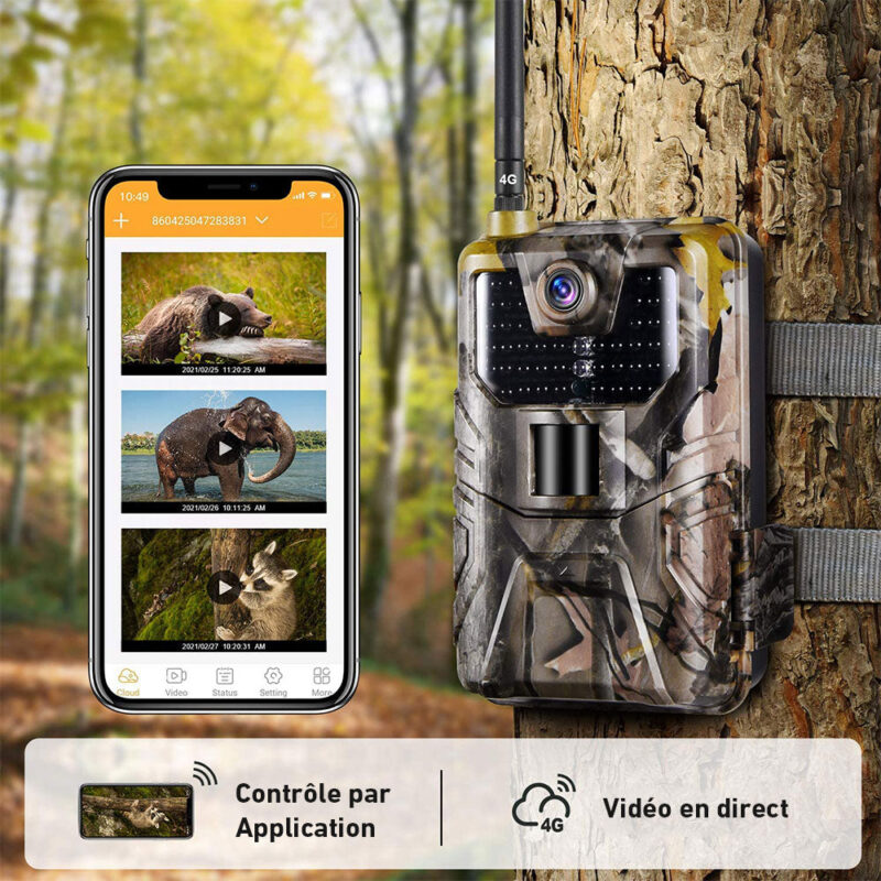 Caméra de Chasse 4K 20MP Connectée en 4G – Image 4